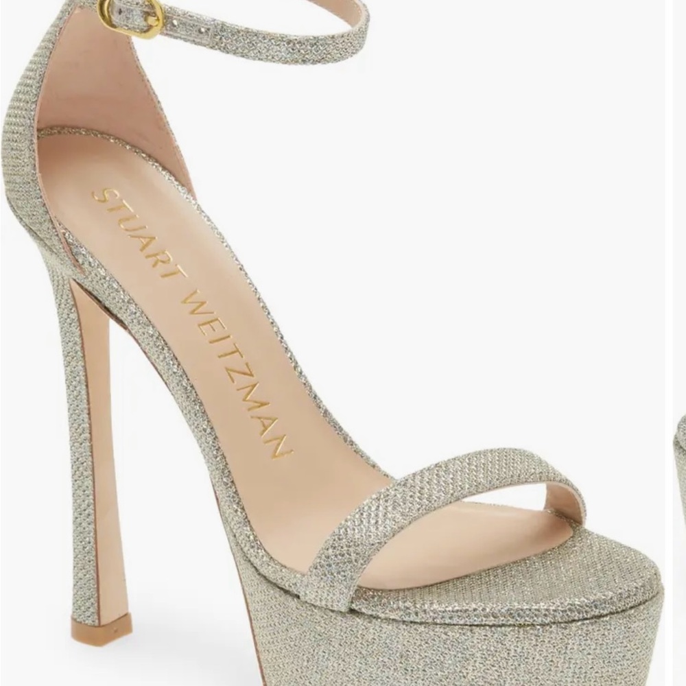 Stuart Weitzman Nudistcurve Hollywood  Platform Heels - 8.5